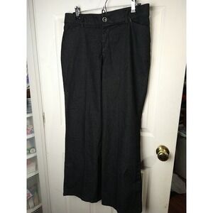 Lee Regular Black Trouser Mid Rise Flex Motion Pants. Size 10P